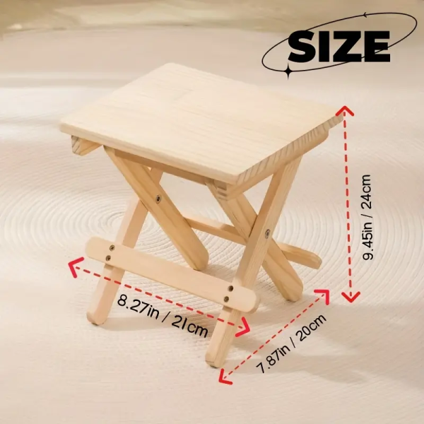 Light Luxury Folding Chair Stool