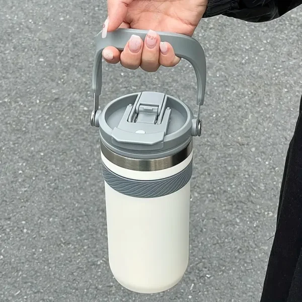 Simple Stainless Steel Insulated Cup 550ml