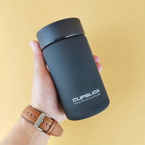 Leakproof Stainless Steel Insulated Water Bottle - Black