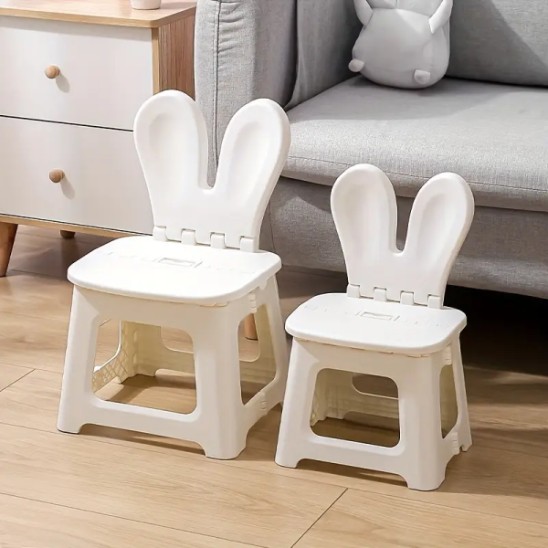 Whimsical Portable Folding Chair with Backrest