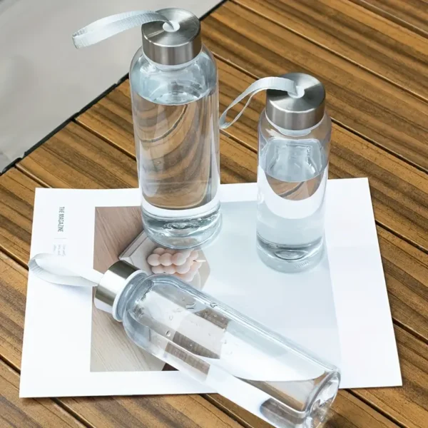 Transparent Outdoor Sports Water Bottle with Leak