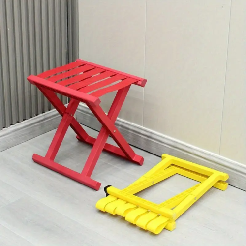Red Portable Folding Stool