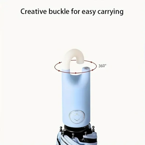 Dual-Purpose Automatic Umbrella with Donut Hook