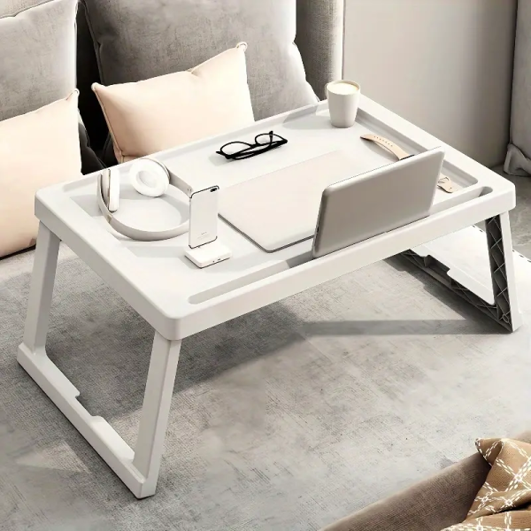 Portable Folding Laptop Desk White