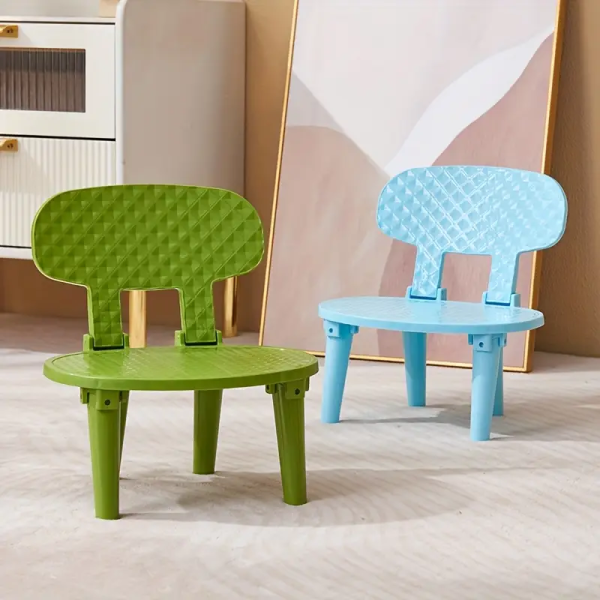 44a68f5e-f9d0-4f0c-b90d-a420664aebfe.webp Green - Portable Folding Stool with Thick Backrest