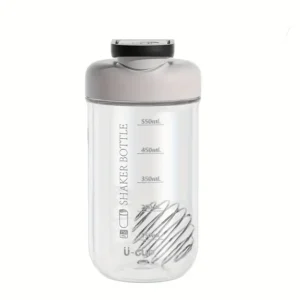25oz PC Polycarbonate Portable Sports Nutrition Shaker Bottle - Grey