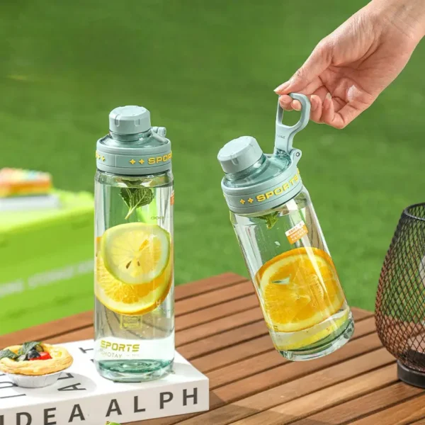 1pc Tritan Sports Water Bottle with Scale