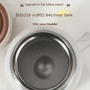 1pc Mini 316 Stainless Steel Travel Mug with Tea Infuser