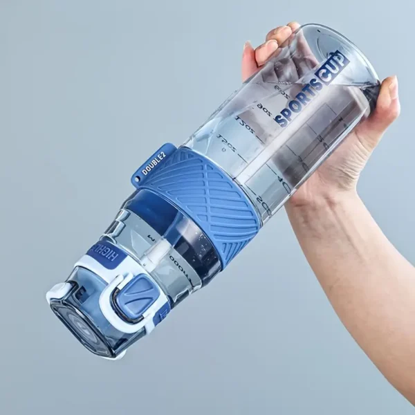 1pc Leak-Proof Portable Sports Water Bottle 1000ml