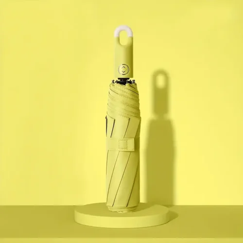 Dual-Purpose Automatic Umbrella with Donut Hook