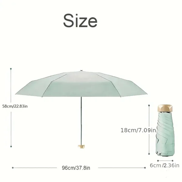 Mini Sun Umbrella Small Folding Pocket
