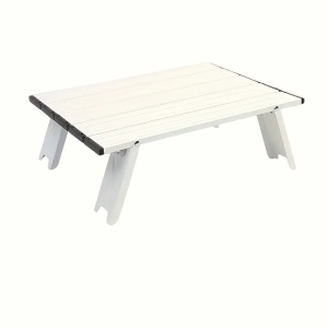 Ultra-Lightweight Aluminum Folding Camping Table White