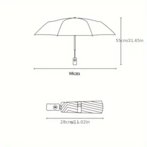 Fashion Casual Automatic Folding Umbrella