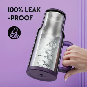 MEOKY 40oz Stainless Steel Tumbler with Lid & Straw
