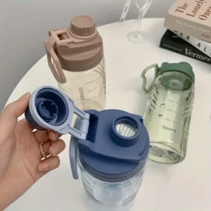 1.5L Large Capacity Sports Water Bottle - Blue