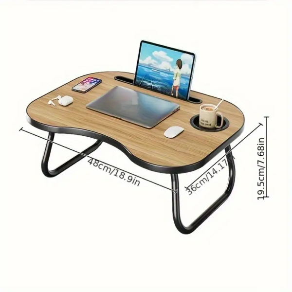 S-Type Folding Table for Bed