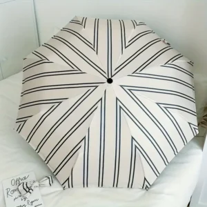 c2bceb67-5332-4697-a1e7-2a35dba6c6c6.webp Green & White Striped Automatic Umbrella
