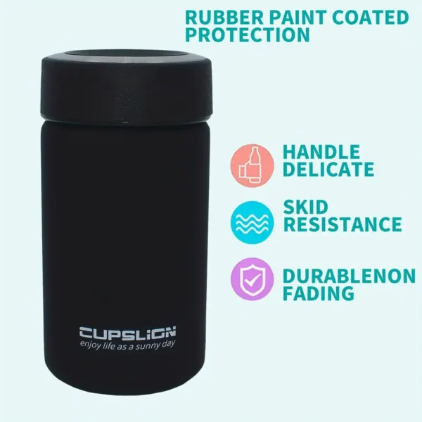 Leakproof Stainless Steel Insulated Water Bottle - Black