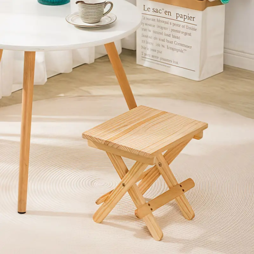 Light Luxury Folding Chair Stool