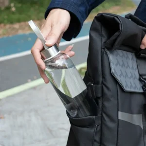 Transparent Outdoor Sports Water Bottle with Leak