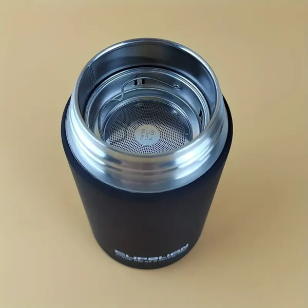 Leakproof Stainless Steel Insulated Water Bottle - Black