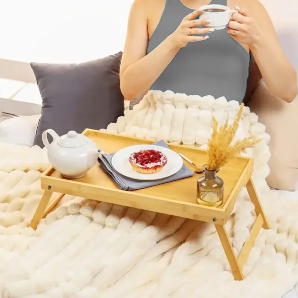 1-Pack Bamboo Mini Table