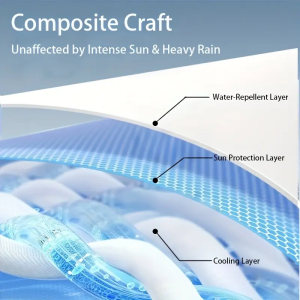 Stylish and lightweight mini golf umbrella with 6 ribs