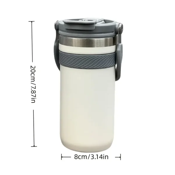 Simple Stainless Steel Insulated Cup 550ml