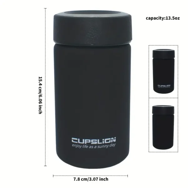 Leakproof Stainless Steel Insulated Water Bottle - Black