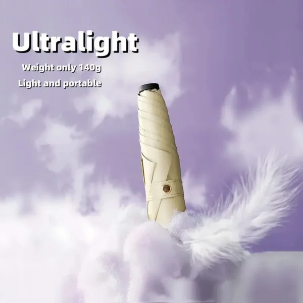 fef321620cc74384b0dbb1de6a07edd1-goods.webp Ultra-light UPF50+ Umbrella - Light Yellow