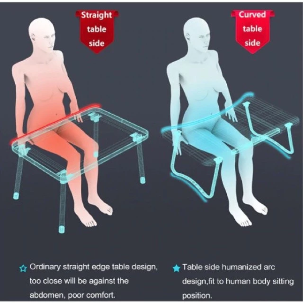 PPP Bed Table Bedroom Folding Computer Desk 